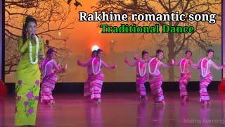 Rakhine romantic song || Rakhine/Marma/Mog Traditional dance 