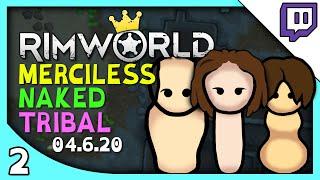 Yeti Streams RIMWORLD | Merciless Tribal Start with Nothing! (RimWorld DLC mods Gameplay part 2)