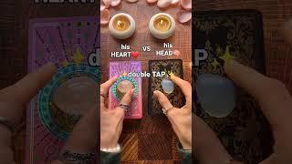 his head vs heart (see comment) #tarot #tarotreader #pickacardreadingreading