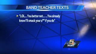 WLWT News 5 obtains text messages between former band teacher, student