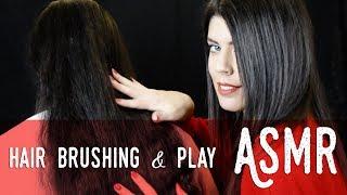 ASMR ita -  Relaxing HAIR BRUSHING and HAIR PLAY (Whispering)