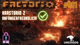 Factorio Neustart deutsch - Eisenproduktion - #001 Anfänger Guide, Step by Step 2024 KRASTORIO2