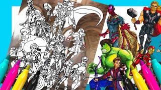 The Avengers Age of Ultron Cover Coloring page