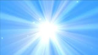 Shining Light on blue sky with paricles  Лучи света  Футаж видео