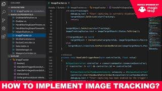 Magic Leap Development - How To Implement Image Tracking?