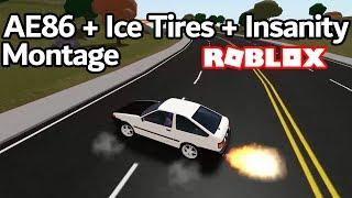 AE86 + Ice Tires + Insanity | ROBLOX Vehicle Simulator