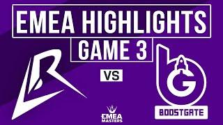 LR vs BGT Game 3 Highlights | EMEA Masters Spring 2025 | Los Ratones vs BoostGate Esports