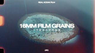 16MM Grains + Textures - Real Kodak Film (4K)