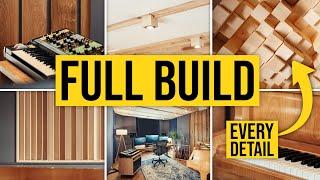 Building a DREAM Home Studio: START to FINISH - No Talking!