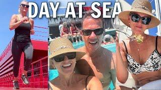 Our First Cruise Without Kids! What We Did on Our Day at Sea