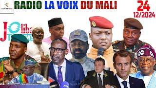 La Revue de Presse de la RADIO LA VOIX DU MALI du 24 DECEMBRE 2024