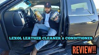 LEXOL LEATHER CLEANER AND CONDITIONER REVIEW (gmc sierra leather seats care)