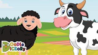 Baa Baa Black Sheep | + More Nursery Rhymes & Kids Songs |  Doodle dickory