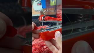 Mini sewing machine tutorial ️#sewing #woman ￼