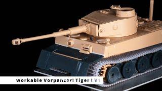 Tiger I Ausf. H1 | V1 Prototype with Vorpanzer | RFM converted | 1/35 | 3D printed | Construction