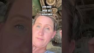 John Deere Drive Belt Replacement