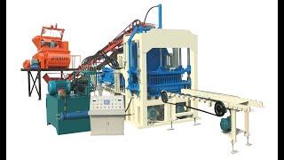 QT4-18 automatic concrete hollow brick production line
