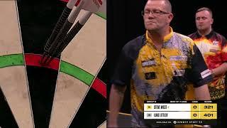 STEVE WEST 9-DART LEG IN CHAMPIONS WEEK