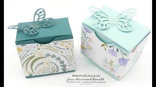 Bold Butterfly Box Tutorial using Stampin' Up! Delightful Daisy