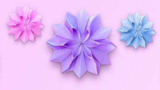 Origami Flower / Christmas Origami Snowflake / Short Version ️