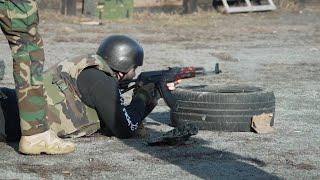 Civilians in Ukraine Shooting Guns and Learning Combat Amid "Imminent Threat" of Russia Invasion