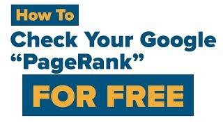 Google Pagerank Checker (2018) Does Google like your Website?