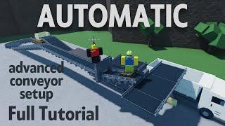 AUTOMATIC Conveyor & Compactor - Tutorial - Refinery Caves