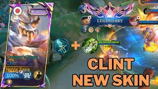 CLINT MYTHIC SKIN IS HERE!! ( FREE SKIN!! ) - Mobile Legends