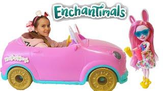 НОВЫЕ Куклы Энчантималс МАШИНКА Бри Бани Enchantimals Bree Bunnymobile