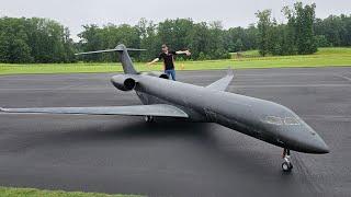 Building a giant scale Global 7500 RC private jet, Part 2 FINAL