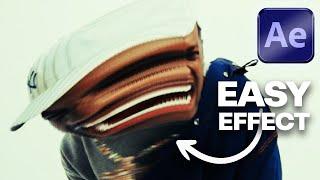 Stretched Scan Lines Warp Effect | After Effects Tutorial