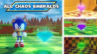 All Chaos Emerald Locations - Sonic Star-Drop (Sonic Roblox Fangame)