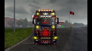 [ETS2 v1.34]Euro Truck Simulator 2 Tuning mod New Scania R/S