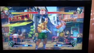 SSF4: Antivandaller (Ken) vs Gop-Stop (Sagat)
