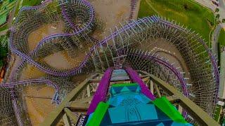 Iron Gwazi Roller Coaster - Front & Back Seat POV! Which Do YOU prefer?