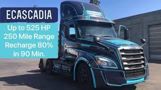 Freightliner eCascadia Electric Truck Walkaround