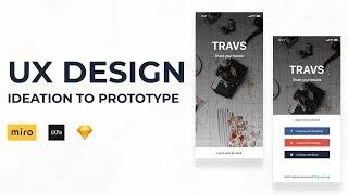 UX Design - Ideation to Prototype (Social Travel App)