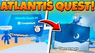 *NEW* ATLANTIS Quests COMPLETED! What's The Prize?! (Roblox Bubble Gum Clicker)