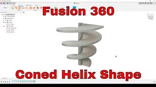 Fusion 360 - Helix Shape (Answer to FB question)