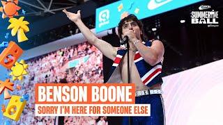 Benson Boone - Sorry I'm Here For Someone Else (Live at Capital's Summertime Ball 2025) | Capital