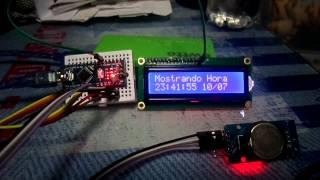 Arduino RTC & LCD Simultaneous by I2C