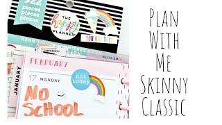 Plan With Me | Skinny Classic Happy Planner | Skinny Classic Planner Set UP