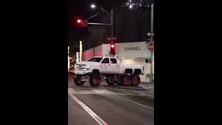 The coldest 6x6 truck I’ve seen!  #6x6 6x6truck #liftedtrucks #lifteddually #liftkit