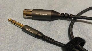 Twozoh XLR Female to 1 4 TRS Cable 15FT Review, Good Connection with Great Clarity…