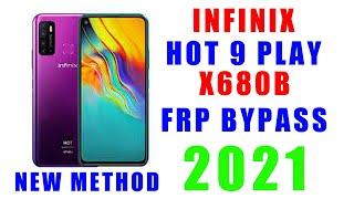 infinix hot 9 play frp bypass android 10 without pc | x680b google account unlock new method 2021