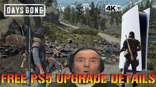 Days Gone: PlayStation 5 FREE Next-Gen UPGRADE Details (Dynamic 4K 60FPS)