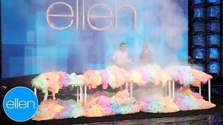 Science Guy Steve Spangler & Ellen Make a Colorful Mess!