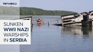 Ongoing efforts to remove sunken WWII ships from the Danube River in Serbia