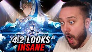 CRAZIEST GENSHIN IMPACT UPDATE YET | 4.2 LIVESTREAM REACTION