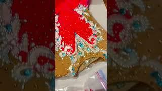 Rhythmic Gymnastics Leotard in making #sewingmachine #leotard #rhythmic #rhythmicgymnastic  #shorts